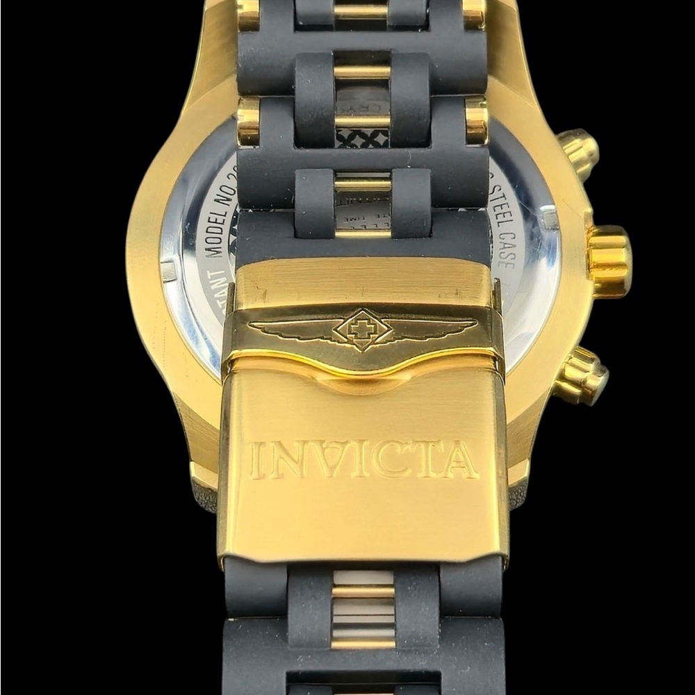 Invicta Gold and Black Multi-Function Seaspider C… - image 7
